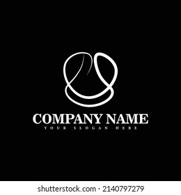 Diseño de logotipo sencillo y mínimo Vector Premium
