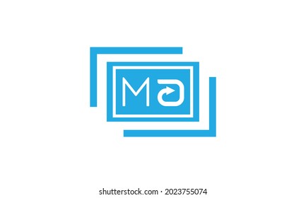 Simple Minimal Ma Letter logo.
