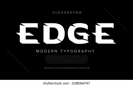 Simple minimal modern alphabet fonts. Typography minimalist urban digital fashion future creative logo font. vector illustration
