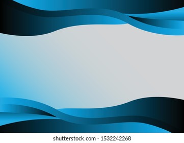 Simple Minimal Modern Elegant Abstract Blue. Design template vector