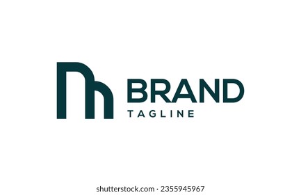 Diseño de logotipo de marca M simple y minimalista para empresas, empresas y finanzas. 