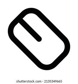 Icono de línea de ratón mínimo simple