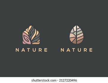 Simple and Minimal nature logo