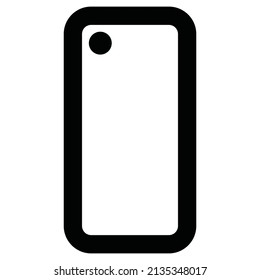 Simple Minimal Phone Line Icon