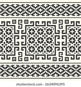 Simple and minimal style of weaving or embroidery patterns