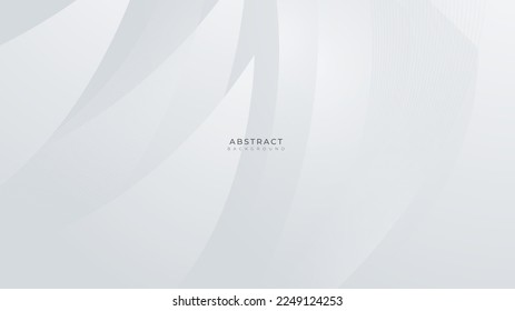 simple minimal white geometric shapes abstract modern technology background design. Vector abstract graphic presentation design banner pattern background web template.