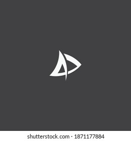 Simple minimalis modern icon logo