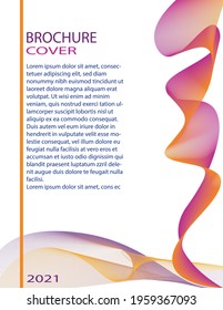 Simple and minimalist background template design. Abstract design with line patterns and modern colors.