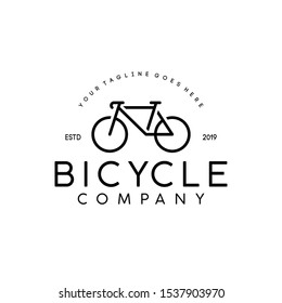 Simple minimalist bike / bicycle logo design inspiration
