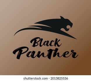 It is a simple minimalist black panther logo design for all uses