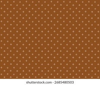 Simple minimalist brown dot seamless pattern