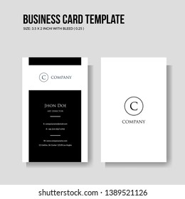 Simple And Minimalist Business Card Template