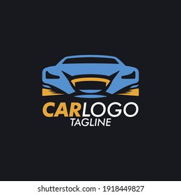 Simple minimalist car logo design