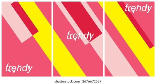 Fundo geométrico abstrato colorido minimalista simples para modelos de design de banner