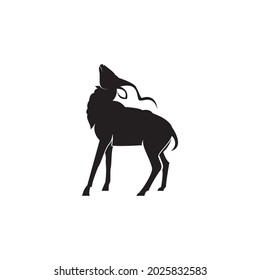 A simple and minimalist deer logo that is suitable for zoo logos and the like