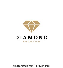 Simple Minimalist Diamond Logo Design Vector Stock Vector (Royalty Free ...