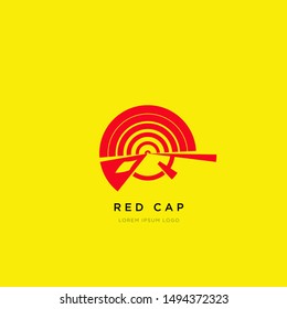 Simple Minimalist Flat Circle Line  Logo Design