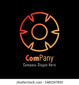 Simple and Minimalist Flower Logo , Flower logo template design