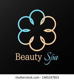 Simple and Minimalist Flower Logo , Flower logo template design