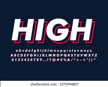  simple minimalist font with modern style, font with abstract outline position, cool and elegant alphabet. minimalist font with 3d line effect