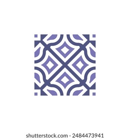 Simple Minimalist Geometric Pattern in the Style of Creative Outline Art
