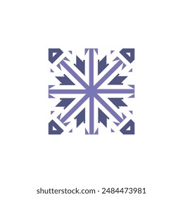 Simple Minimalist Geometric Pattern in the Style of Creative Outline Art