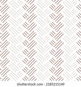 Simple minimalist geometric print with beige lines. Seamless repeating scandinavian style print