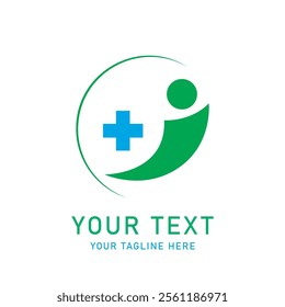 Simple And Minimalist Healthcare Medical Logo Vector Art Illustration