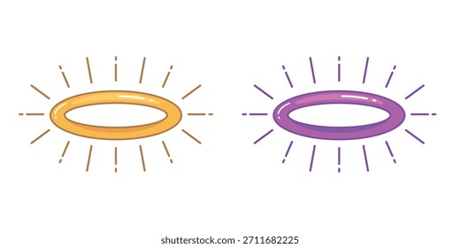 Sencilla Ilustración vectorial de iconos minimalistas