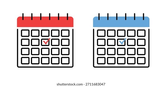 Sencilla Ilustración vectorial de iconos minimalistas