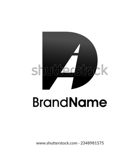 Simple and Minimalist Illustration logo design Initial D Road Way. Logo good for your any company.