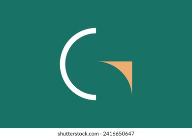 Simple Minimalist Initial Letter G, Arrow Icon Logo