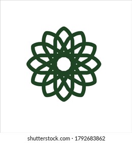 Simple and minimalist Islamic logo and pattern