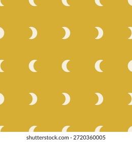 Un patrón simple, minimalista e islámico sobre un fondo amarillo
