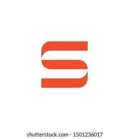 Simple and minimalist Letter S Logo .vector