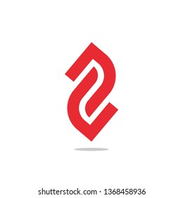 Simple Minimalist Letter Z Linear Style Logo Design