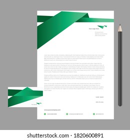 plantilla de diseño simple minimalista de membrete