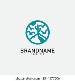 simple minimalist line logo isolated on white background creative vector illustration.