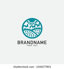 simple minimalist line logo isolated on white background creative vector illustration.