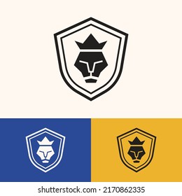 Simple Minimalist Lion Logo Design