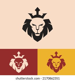 Simple Minimalist Lion Logo Design