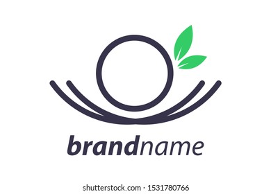 Simple and Minimalist logo design Initial O in nest.