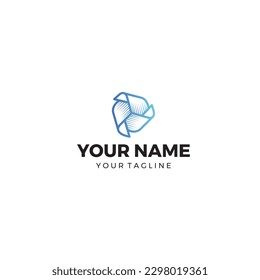 Simple and minimalist logo design for people help organization