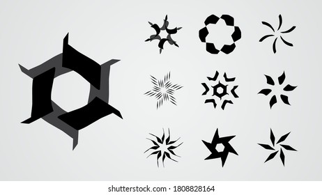 simple and minimalist logo set vector illustration