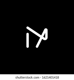 Simple, minimalist and modern M logo design, monogram M letter logo for business and business names, unique and abstract M letter logo design