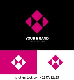 Simple minimalist modern unique logo design