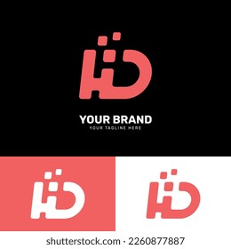 Simple minimalist modern unique logo design