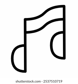 Simple and Minimalist Music Icon 