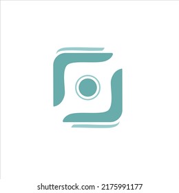 simple minimalist photography vector logo