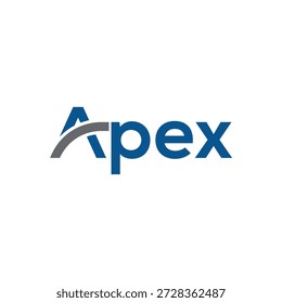 simple minimalist text apex logo design inspiration
